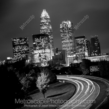 Black and White photography of Charlotte