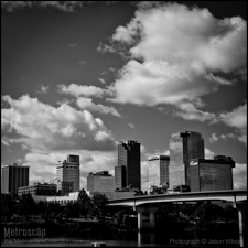 Black and White photography of Little Rock