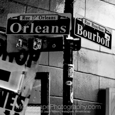 Black and White photography of New Orleans
