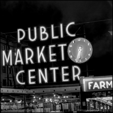 Black and White photography of Seattle
