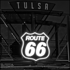 Black and White photography of Tulsa