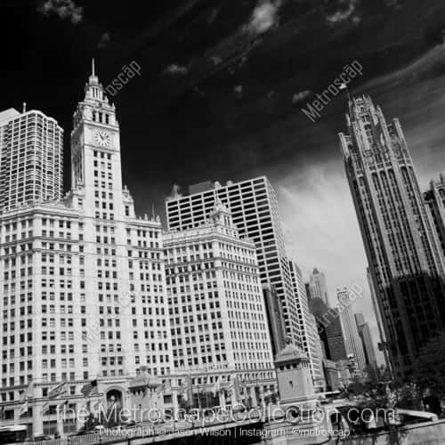 Magnificent Michigan Avenue and the Tribune and Wrigley Buildings