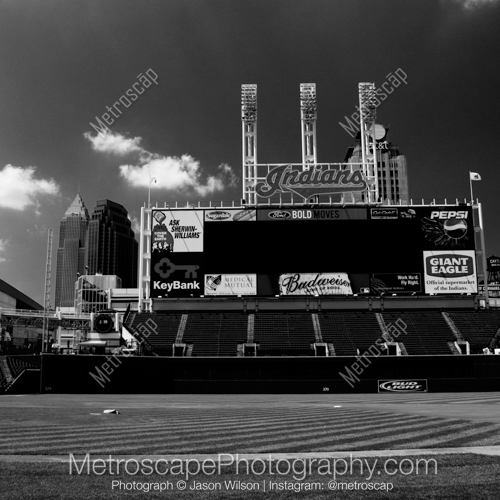 Jacobs Field from the First Base Dugout