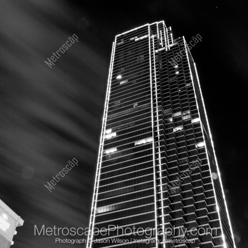 The Green Outline Building in Dallas