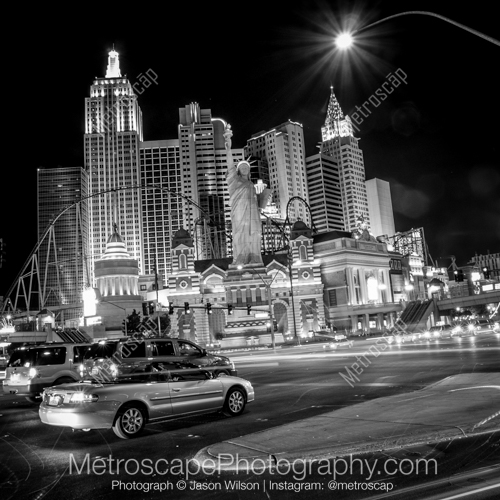 The Las Vegas Boulevard New York Skyline