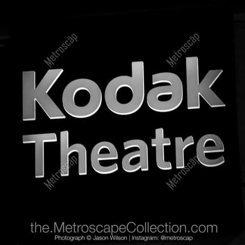 The Kodak Theatre Sign