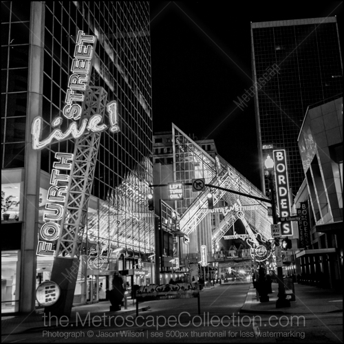 The Fourth Street Live Cityscape