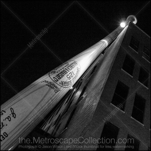 The Giant Louisville Slugger Bat