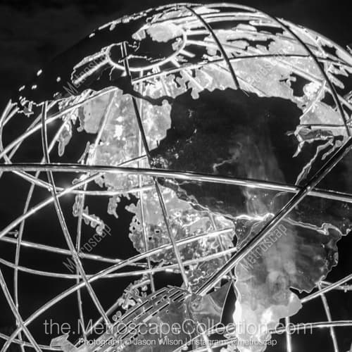 The Stainless Steel Globe at the Port of Miami Entrance