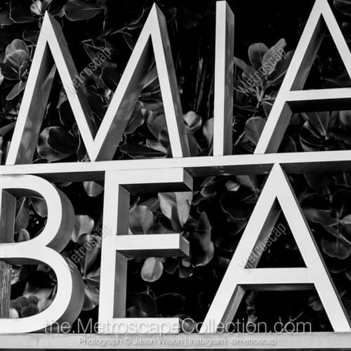 A Tight Crop of the Miami Beach Welcome Sign