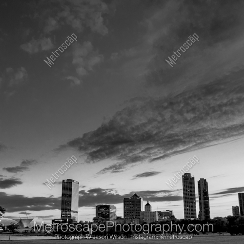 The Milwaukee Skyline from Veterans Park
