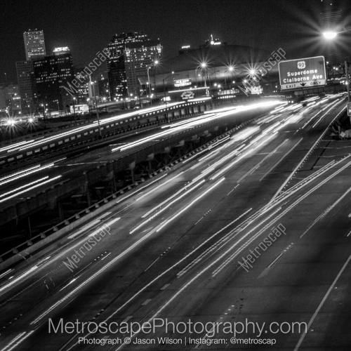 The Superdome and US-90 at I-10