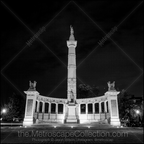 The Jefferson Davis Memorial on Monument Drive