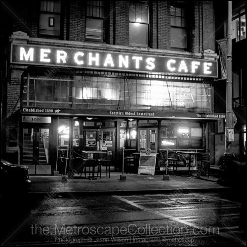 Seattle's Oldest Restaurant Merchants Cafe