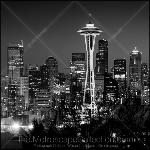 The Space Needle at Night