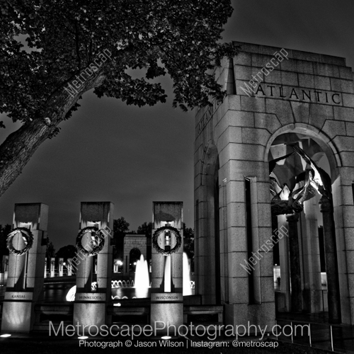 The Atlantic Pavilion of the WWII Memorial