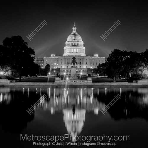The United States Capitol Building and Capitol Reflecting Pool