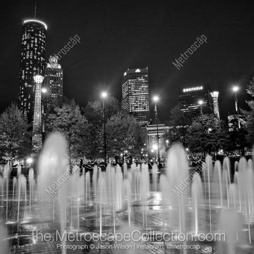 The Atlanta Skyline from Centennial Olympic Park