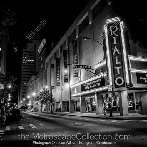 The Rialto Theater off Luckie
