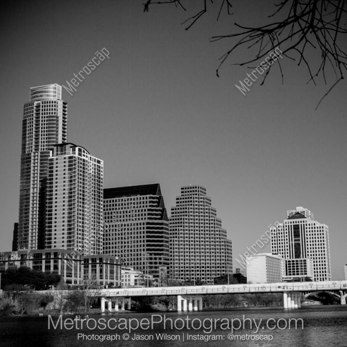 The Austin Skyline in the Afternoon