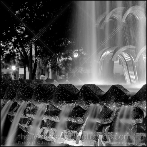 A Close Up of the Pineapple Fountain