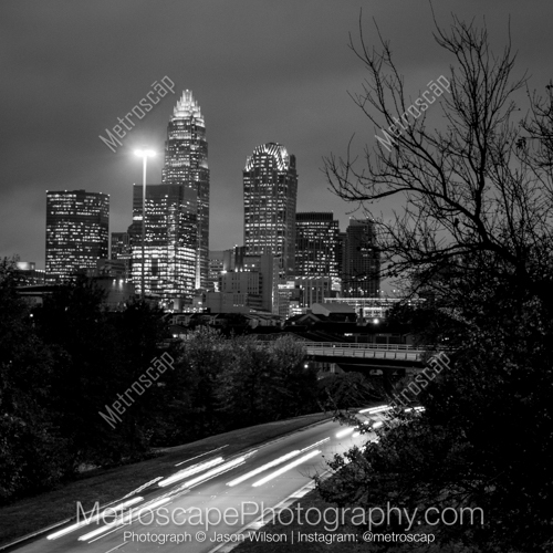 Downtown Charlotte over I-77