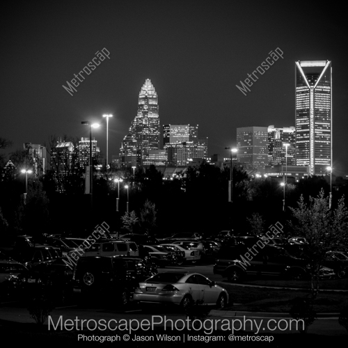 The Charlotte Skyline from the Charlotte School of Law