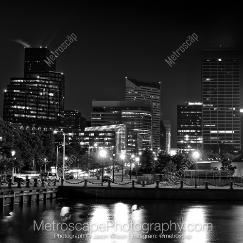 The Cleveland Skyline without the Rock and Roll Hall of Fame