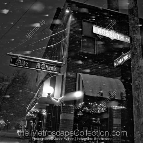 The Olde Mohawk in a Snowstorm