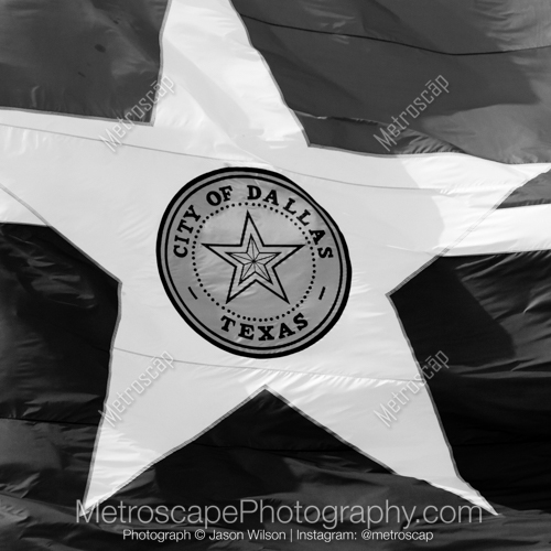 The City of Dallas Flag at City Hall