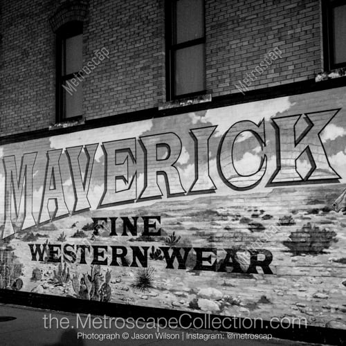 Maverick Fine Western Wear Mural