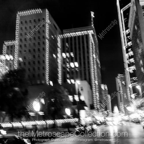 A Blurry Shot of Downtown Fort Worth