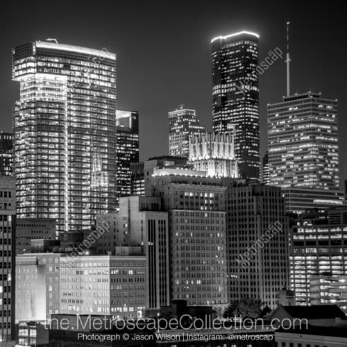 The Houston Cityscape from a Parking Garage