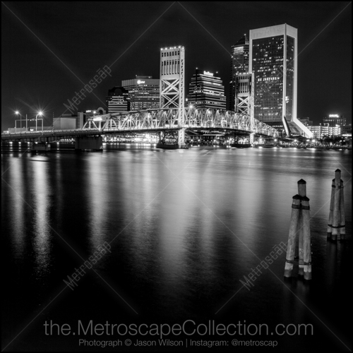 The Jacksonville Skyline on the St Johns River Banks