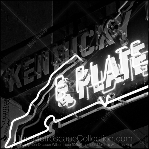 Kentucky Glass and Plate