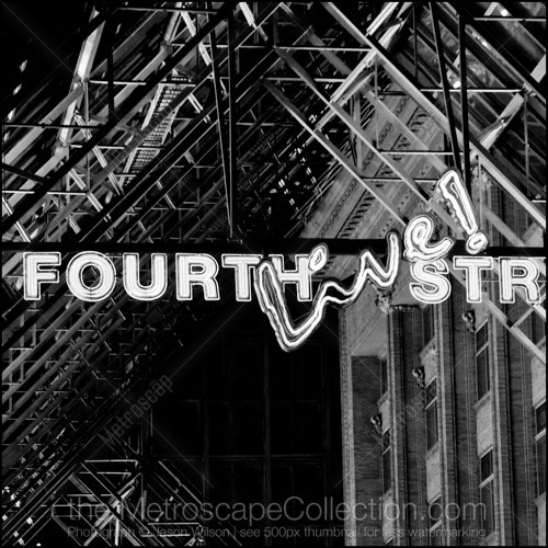 Fourth Street Live Scaffolding