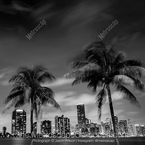 Black and White photography of Miami