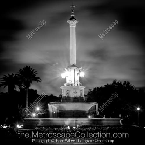 The DeSoto Fountain in Coral Gables