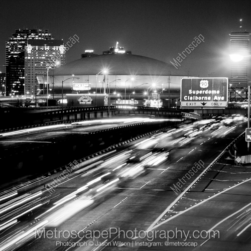 Downtown New Orleans and the Superdome