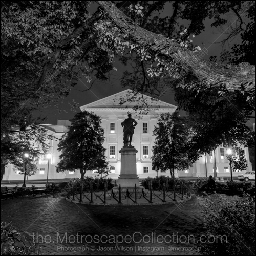 The Stonewall Jackson Statue on the Virginia Statehouse Grounds