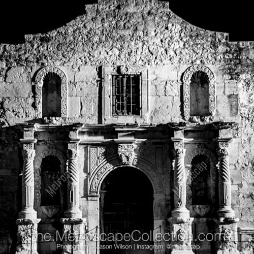 Black and White photography of San Antonio