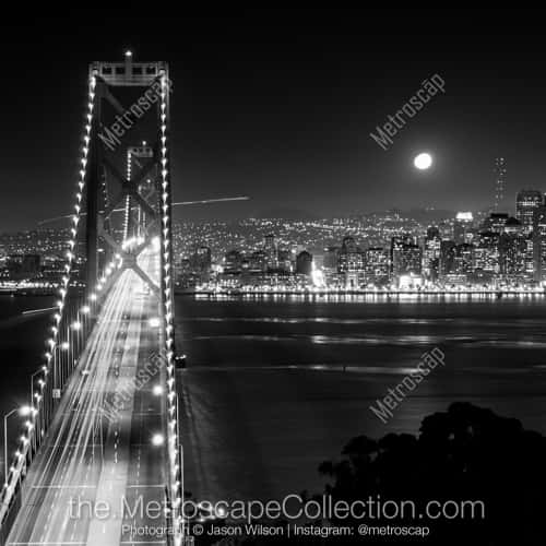 The San Francisco Bay Bridge from Yerba Buena Island