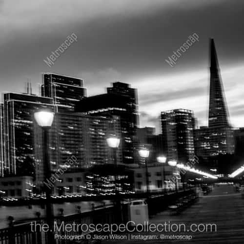 A Blurry Look at Pier 7 in San Francisco