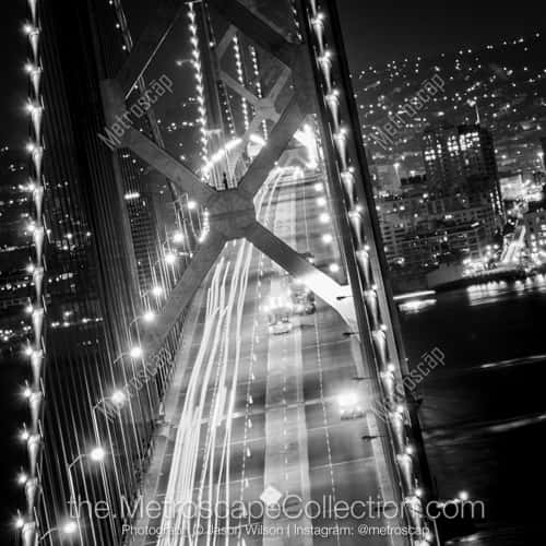 Overnight Road Work on the San Francisco Bay Bridge