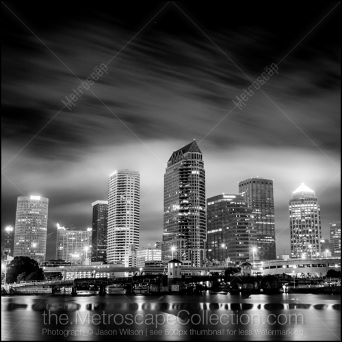 Black and White photography of Tampa
