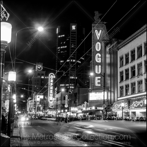 The Vogue Theater on Granville Street