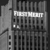First Merit Building Akron Black and White Square First Merit Building Akron black and white