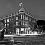 Aspen Elks Building Black and White Square Aspen Elks Building black and white