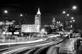Atlanta Skyline Black and White Horizontal Atlanta Skyline black and white