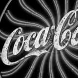 Coca Cola Sign Black and White Square Coca Cola Sign black and white